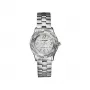MARC ECKO Relógio de mulher de quartzo analógico aço inoxidável mostrador prateado 37mm E95054L1
