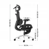 Cadeira de escritório MARK ADLER Visioner 8.3 Black N