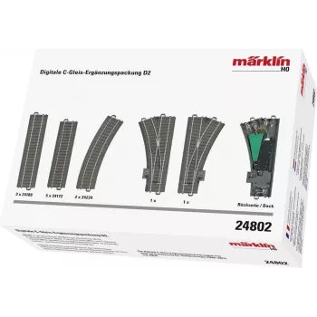 Märklin 24802 H0 carril curvo C R2 15° (1 unid.)