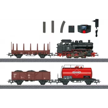 Märklin 29890 Conjunto de início digital Comboio de mercadorias com locomotiva a vapor BR 89.0, carril C, Mobile Station, escala H0 (1:87), Época III