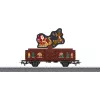 Märklin 44224 H0 Rlmms 56 vagão de estacas com carga, época IV