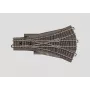 Märklin H0 Via C Agulha de três vias 188,3 mm com leito (24630)