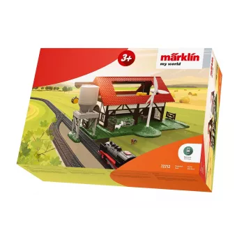 Märklin My World H0 conjunto de início quinta 72212 – comboio a pilhas com animais e carris