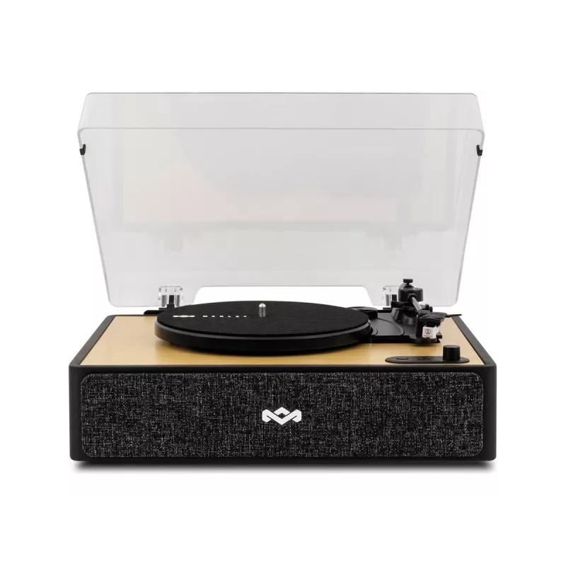 Marley Rise Up Gira-discos com altifalantes estéreo integrados, Bluetooth In/Out