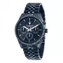 Maserati Cronógrafo para homem Successo R8873600011 - caixa de aço inoxidável de 44 mm, mostrador azul, quartzo