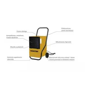 Desumidificador MASTER DH752 45,6L/24h