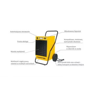 Desumidificador MASTER DH92 80 l/24h