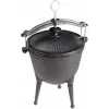MASTER GRILL caldeirão de caça em ferro fundido MG629 – 8L, pré-temperado, para fogueira e cozinha ao ar livre