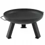 MASTER GRILL lareira de jardim 80 cm redonda em aço preto