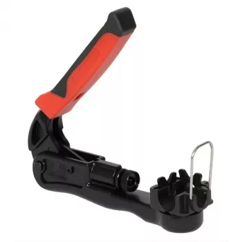 MASTER ZZ-070 Alicate de Cravar para Fichas F-, BNC, RCA, RG-59/RG-6, Punção Ajustável, Punhos Ergonómicos