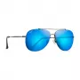 Óculos de sol unissexo MAUI JIM 789-02S Matte Tortoise HCL Bronze PolarizedPlus2 MauiBrilliant 58mm