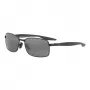 Óculos de sol unissexo MAUI JIM 797-2M cat eye preto mate cinzento neutro 57mm