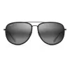 Óculos de sol de homem MAUI JIM 554-02 - armação tartaruga mate, lentes HCL® Bronze, PolarizedPlus2®