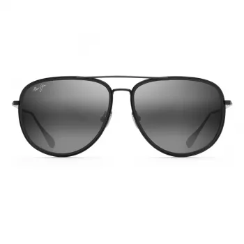 Óculos de sol de homem MAUI JIM 554-02 - armação tartaruga mate, lentes HCL® Bronze, PolarizedPlus2®