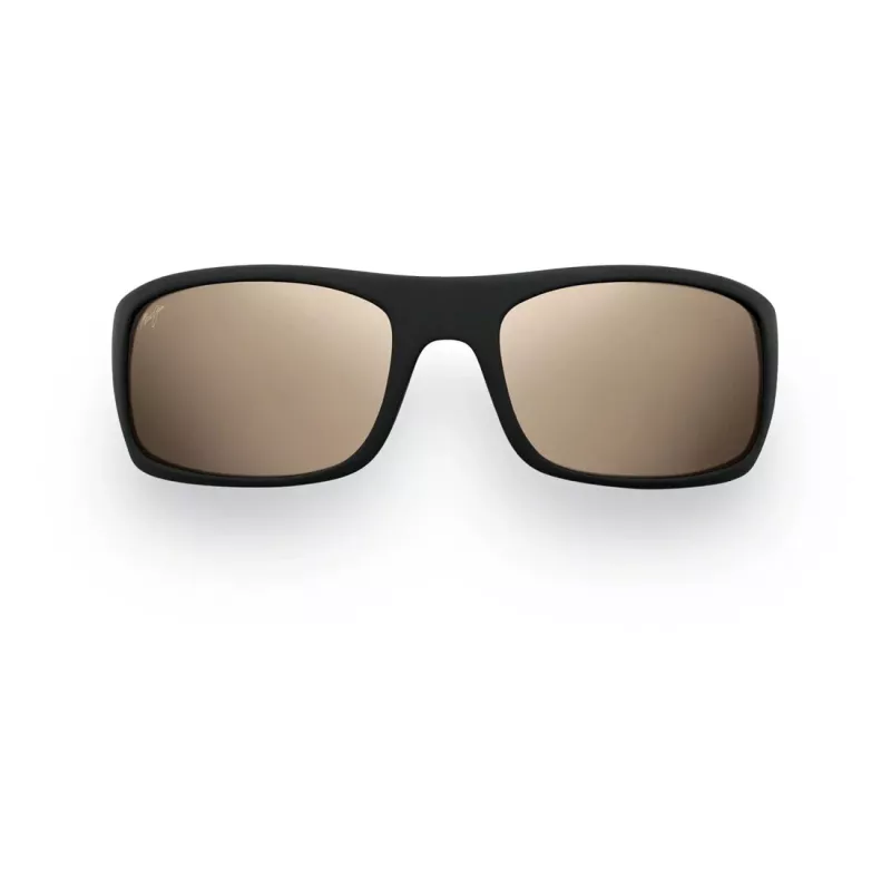Óculos de sol Maui Jim Peahi H202-2M Preto mate Cinzento neutro 65/19/120 mm Unissexo