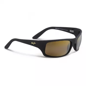Óculos de sol Maui Jim Peahi H202-2M Preto mate Cinzento neutro 65/19/120 mm Unissexo