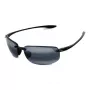 MAUI JIM Óculos de sol unissexo 407-02 Mauna Kea Gloss Black Neutral Grey Polarized 64mm