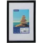 MAUL 1934490 moldura para uma fotografia - placas de MDF - plástico - policarbonato (PC) - preto - apoio de mesa - 10 x 15 cm - retangular