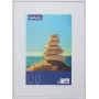 Moldura individual MAUL 1935802 30 x 40 cm, MDF branco com frente em policarbonato antilascas, para montagem na parede