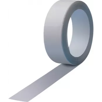 Fita magnética autoadesiva MAUL 6210102 100 cm, alumínio branco, régua métrica