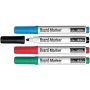 MAUL Conjunto XL de marcadores para quadro branco, ponta redonda 2-2,5 mm, 4 cores (6382799)