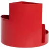 MAUL organizador de secretária redondo plástico 14 cm de diâmetro 12,5 cm de comprimento 4117625