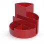 MAUL organizador de secretária redondo plástico 14 cm de diâmetro 12,5 cm de comprimento 4117625