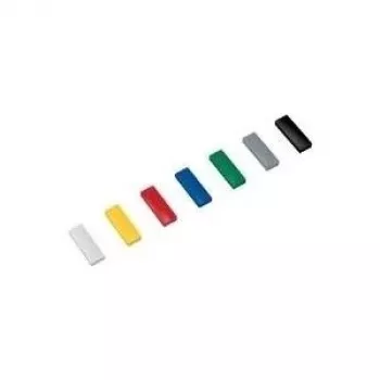 MAUL Íman HEBEL Solid, 1,0 kg de força de aderência, retangular 54 x 19 mm, preto, plástico inquebrável 61650-90