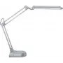 Candeeiro de secretária LED MAUL Atlantic com base prateado