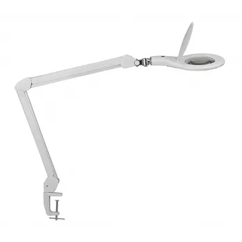 Lâmpada de aumento LED MAUL Makro com base de fixação branca