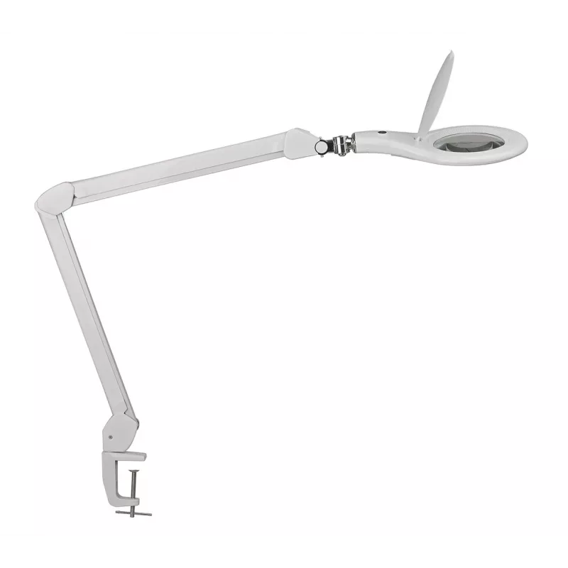 Lâmpada de aumento LED MAUL Makro com base de fixação branca