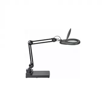 Lupa LED MAUL Viso com suporte preto