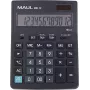 MAUL MXL 12 Calculadora de secretária com ecrã LCD de 12 dígitos, cálculo de impostos, alimentação dupla, Preto 7267090