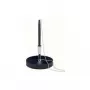 MAUL porta-canetas com suporte metálico cromado e base de plástico lastrada, 110 mm de diâmetro 4415090