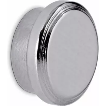 Íman redondo de neodímio MAUL com caixa de aço inoxidável, 30 mm de diâmetro, 9 mm de espessura, prateado, 1 unid. 6171096