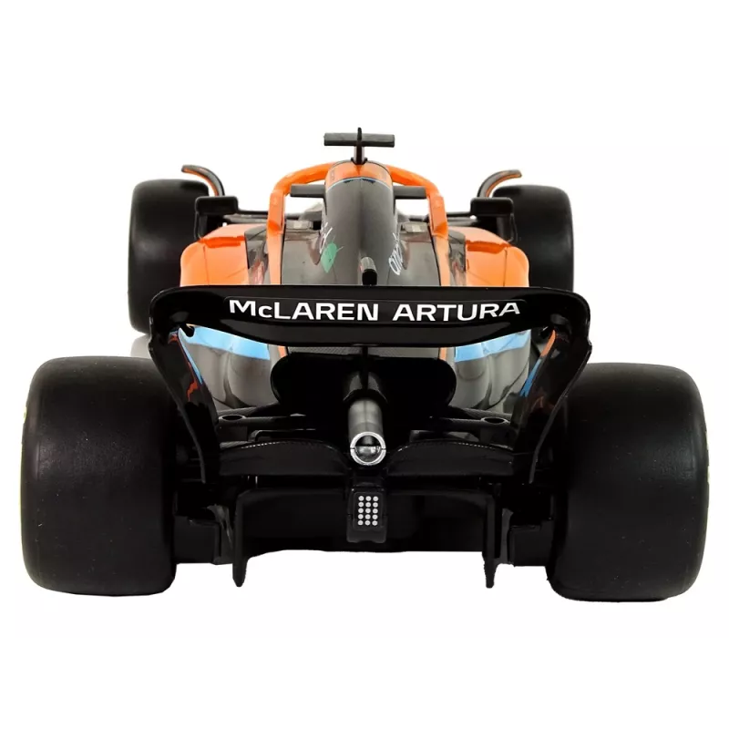 McLaren F1 Carro de corrida RC com controlo remoto Rastar laranja 1:12