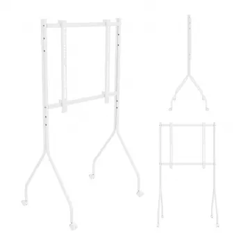 MCN Maclean suporte de TV / carrinho, com rodas, 37–80, carga máx. 50 kg, VESA máx. 600x400, branco, MC-180 W