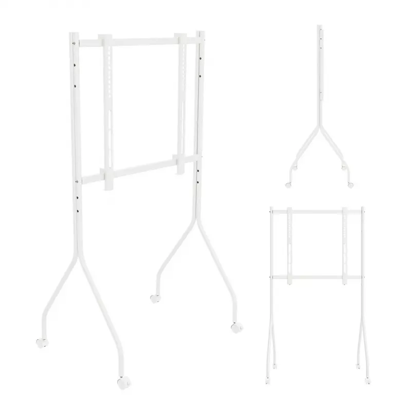 MCN Maclean suporte de TV / carrinho, com rodas, 37–80, carga máx. 50 kg, VESA máx. 600x400, branco, MC-180 W