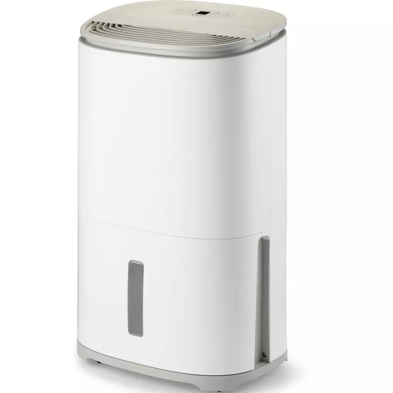 MEACO Dry Arete One 25L Desumidificador e purificador de ar com compressor (branco/bege, 267 Watt, para espaços até 125 m²)