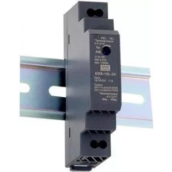MEAN WELL DDR-15L-12 Conversor DC-DC para calha DIN 15W 12V 1,25A