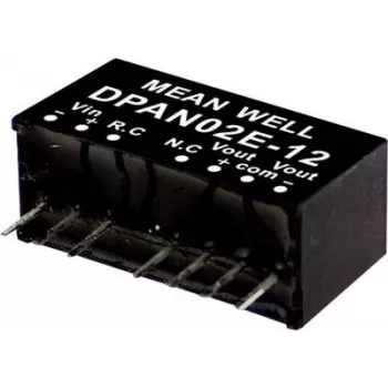 Módulo conversor DC-DC MEAN WELL DPAN02A-15 2W 5V para 15V SIP4