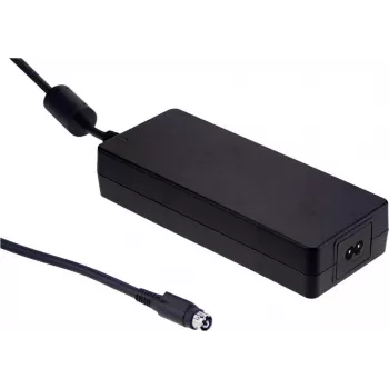 MEAN WELL GSM160B12-R7B Fonte de alimentação de secretária AC/DC médica de 140W 12V 11,67A com saída DIN de 4 pinos
