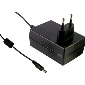 MEAN WELL GSM36E24-P1J adaptador de mesa médico 36W, 24V DC, 1,5A, ficha 2,1x5,5mm
