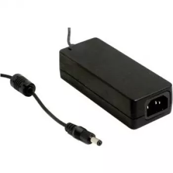 MEAN WELL GSM40A07-P1J Fonte de alimentação médica 40W AC/DC com saída 7,5V DC e ficha oca 2,1x5,5mm