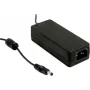 Fonte de alimentação AC/DC médica MEAN WELL GSM60A24-P1J 60W 24V 2.5A com ficha DC P1J