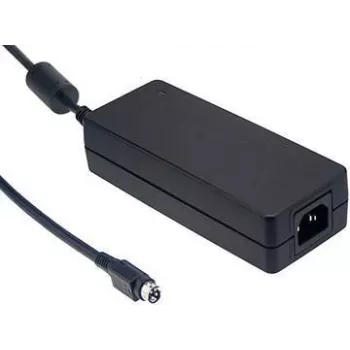 MEAN WELL GST120A48-R7B Fonte de alimentação AC/DC de secretária 120W 48V 2.5A com ficha DC 5,5x2,5mm
