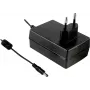 MEAN WELL GST36E12-P1J Fonte de alimentação AC/DC 36W 12V DC 3A com ficha EU e ficha oca 5,5x2,1mm