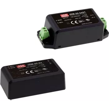 MEAN WELL IRM-30-5ST Fonte de Alimentação AC/DC para Montagem em Placa 5V 6A 30W módulo encapsulado