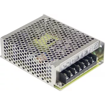 MEAN WELL RD-50A fonte de alimentação AC/DC de 54W com saída dupla 5V/6A + 12V/2A, entrada 88-264VAC, montagem em chassis, proteção contra sobrecarga/sobretensão/curto-circuito