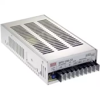 Fonte de alimentação comutada fechada AC/DC MEAN WELL SPV-150-48 153,6W 48V 3,2A saída única com PFC ativo e refrigeração passiva